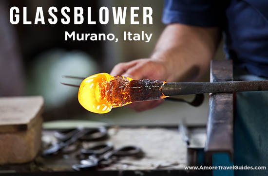 Murano Glassblower Italy