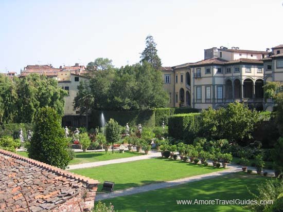 Garden in Lucca Italy