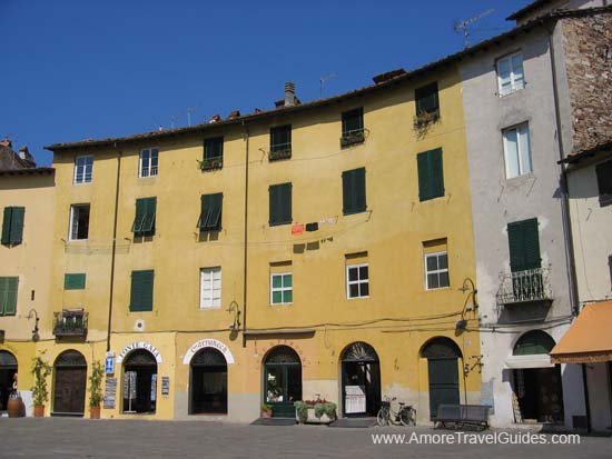 Buildings in Lucca Italy