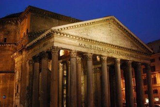 Pantheon Night Rome, Italy